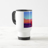 Brown Horse and Red Heart Reisebecher (Vorderseite Links)