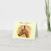Brown Horse Animal Danke Card (Vorderseite)
