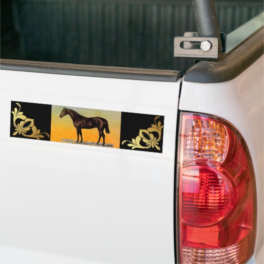 Brown Horse Autoaufkleber (Auf Lkw)