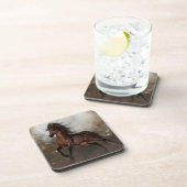 Brown Horse Cork Untersetzer (Rechte Seite)