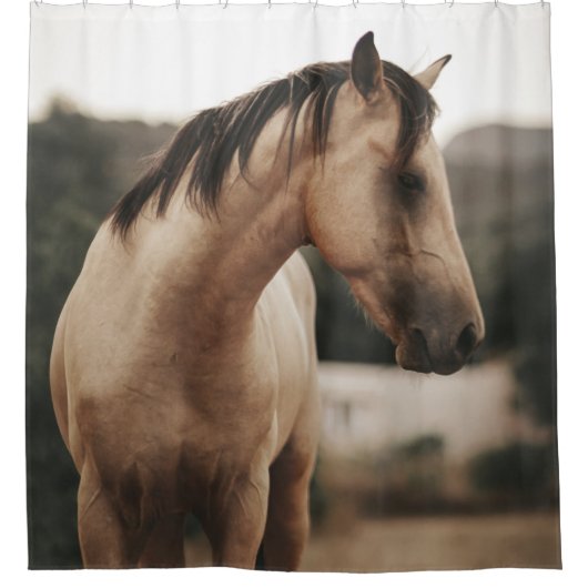 BROWN HORSE DUSCHVORHANG (Vorderseite)