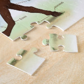 Brown Horse Educational Equine Anatomy Puzzle (Seite)