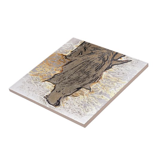 BROWN HORSE FLIESE (Seite)