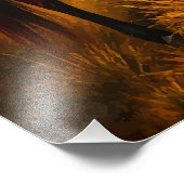 BROWN HORSE FOTODRUCK (Ecke)