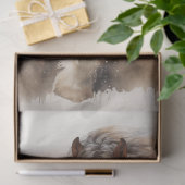 Brown Horse Galloping Seidenpapier (Geschenk)