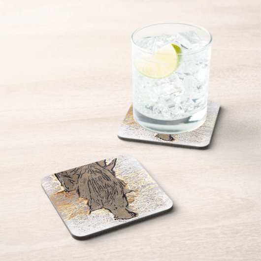 BROWN HORSE GETRÄNKEUNTERSETZER (Rechte Seite)