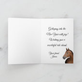 Brown horse karte (Innenseite)