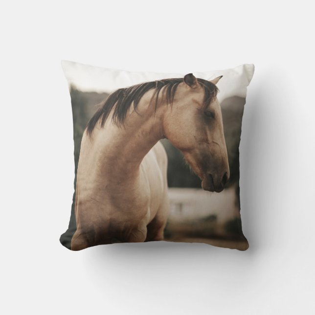 BROWN HORSE KISSEN (Vorderseite)