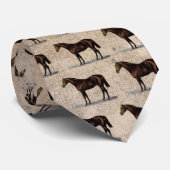 Brown Horse Krawatte (Gerollt)