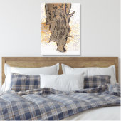 BROWN HORSE LEINWANDDRUCK (Insitu (Schlafzimmer))
