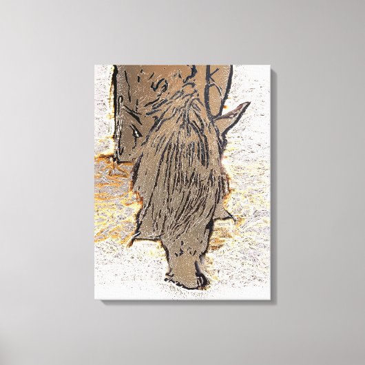 BROWN HORSE LEINWANDDRUCK (Vorderseite)