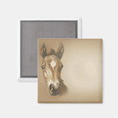 BROWN-HORSE MAGNET (Vorderseite/Rückseite)