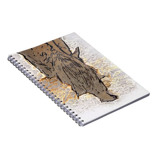 BROWN HORSE NOTIZBLOCK (Rechte Seite)