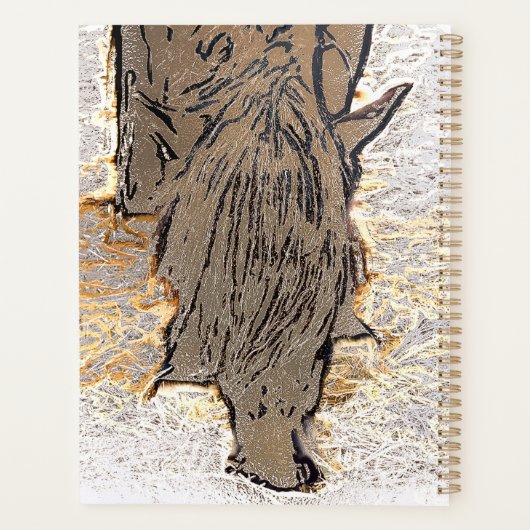 BROWN HORSE PLANER (Rückseite)