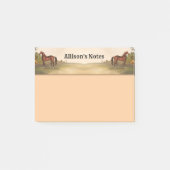Brown Horse Post-it Klebezettel (Vorderseite)