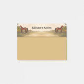 Brown Horse Post-it Klebezettel (Vorderseite)