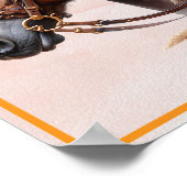 Brown Horse Poster (Ecke)