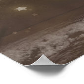 Brown Horse Poster (Ecke)