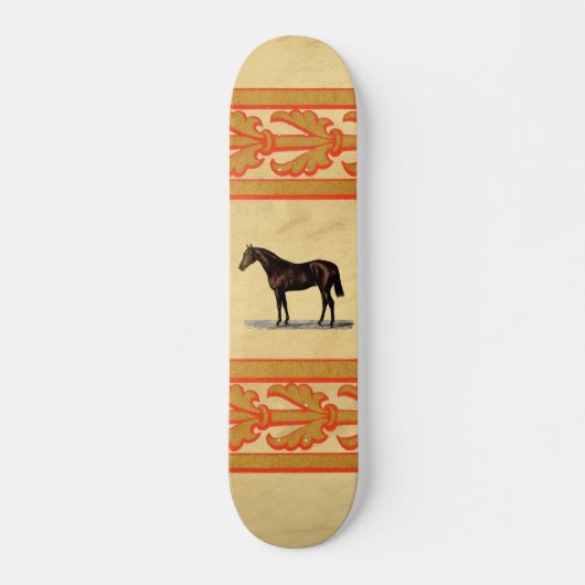 Brown Horse Skateboard (Vorne)