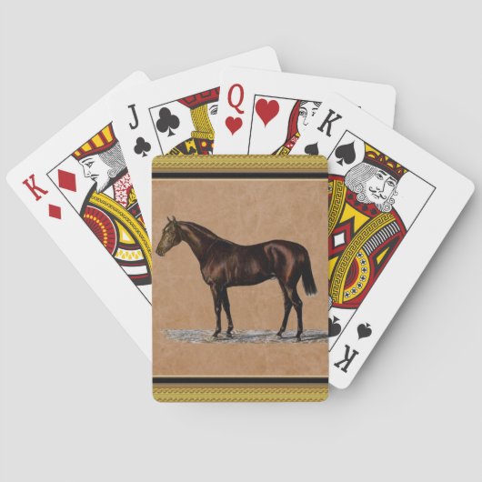 Brown Horse Spielkarten (Rückseite)