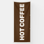 BROWN HOT COFFEE Banner (Vertikal)