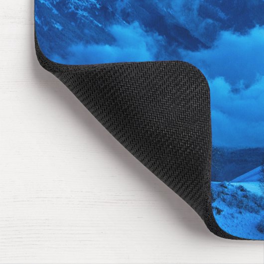 Brown House Near Mountain Mousepad (Ecke)