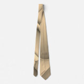 Brown Hues Moderne Kunst Krawatte (Rückseite)