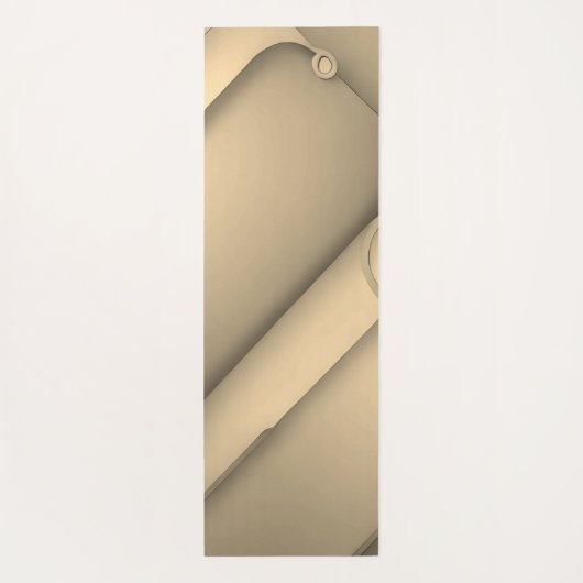 Brown Hues Moderne Kunst Yogamatte (Rückseite)