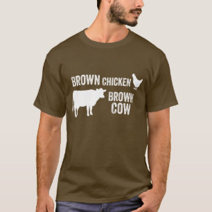 Brown-Huhn-Brown-Kuh-T - Shirt