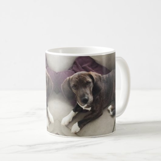 Brown-Hund Kaffeetasse (VorderseiteRechts)