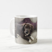 Brown-Hund Kaffeetasse (Vorderseite Links)