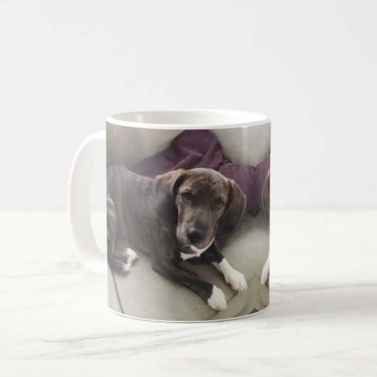 Brown-Hund Kaffeetasse (Vorderseite Links)