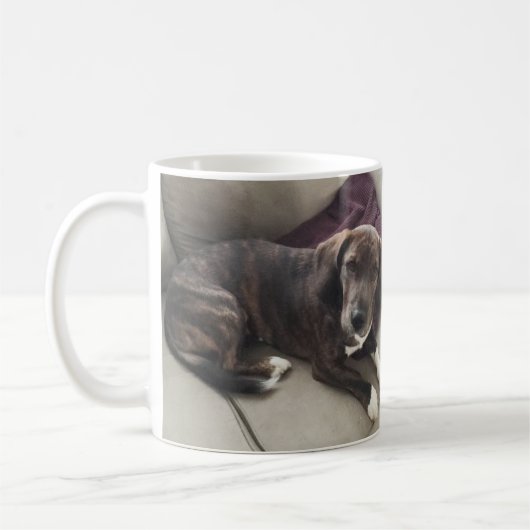 Brown-Hund Kaffeetasse (Links)