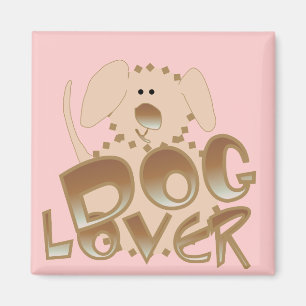 Brown-Hundeliebhaber-T-Shirts und Geschenke Magnet