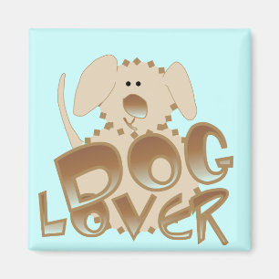 Brown-Hundeliebhaber-T-Shirts und Geschenke Magnet