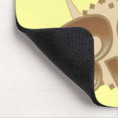 Brown-Hundeliebhaber-T-Shirts und Geschenke Mousepad (Ecke)