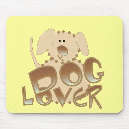 Brown-Hundeliebhaber-T-Shirts und Geschenke Mousepad (Vorne)