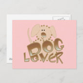 Brown-Hundeliebhaber-T-Shirts und Geschenke Postkarte (Vorne/Hinten)