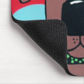 Brown-Hundemausunterlage Mousepad (Ecke)