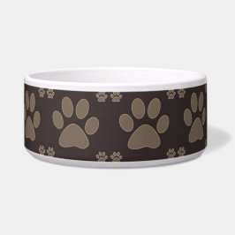 Brown-Hundetatzen Napf