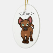 Brown-Hyäne CUB Keramikornament (Links)