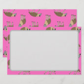 Brown Hyenas Briefpapier (Vorne/Hinten)