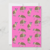 Brown Hyenas Happy Birthday Einladung (Rückseite)