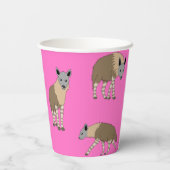 Brown Hyenas Pappbecher (Rückseite)