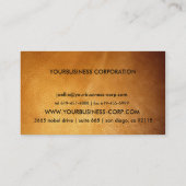 Brown-Imitat-Leder-generische Visitenkarte (Rückseite)