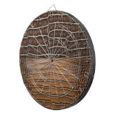 Brown Imitats Alligator Leather Dartscheibe (Vorderseite rechts)