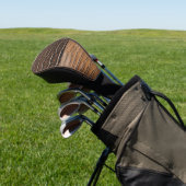 Brown Imitats Alligator Leather Golf Headcover (In SItu)