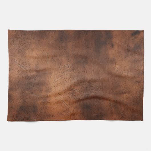Brown Imitats Leather Geschirrtuch (Horizontal)