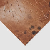 Brown Imitats Leather Seidenpapier (Detail)