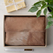 Brown Imitats Leather Seidenpapier (Geschenk)